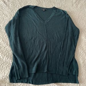 Dark Green Ribbed Long Sleeve